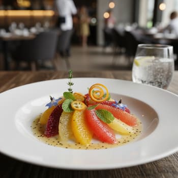 Холодный старт — салат с цитрусом