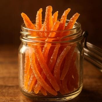 Баночка с цукатами из апельсиновой корки