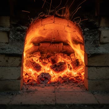 Печь и раскалённые угли — огонь для обжига и кухни