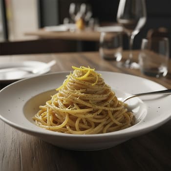 Качо э пепе с лёгкой лимонной нотой