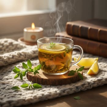 Травяной чай с вербеной и лимоном